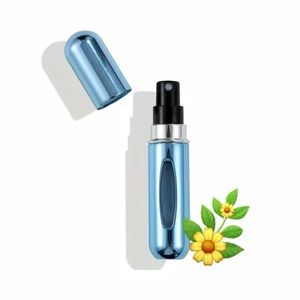 NEW Mini-Refillable Perfume Atomizer in Light Blue